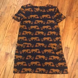 Marc by MJ Panther printed shift dress